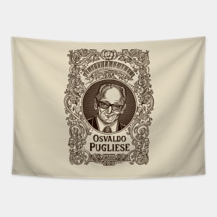 Osvaldo Pugliese (in brown) Tapestry