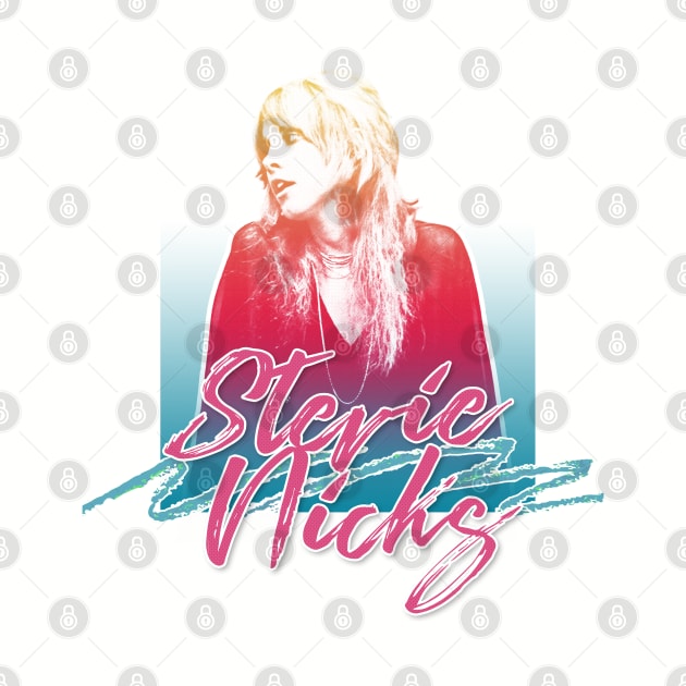 Stevie Nicks - Retro Vintage Styled Design #2 by DankFutura