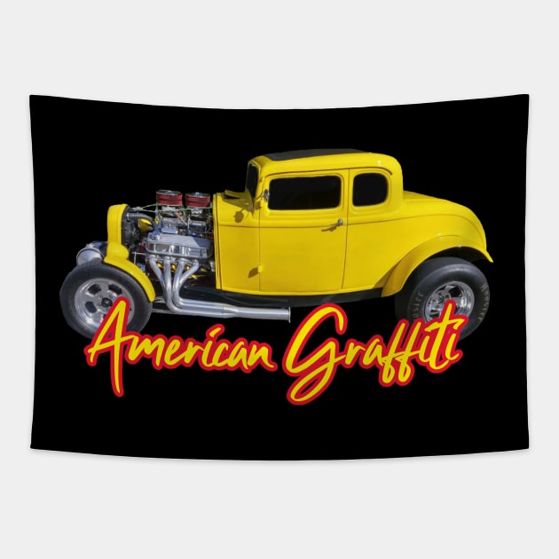 AMERICAN GRAFFITI Tapestry by Cult Classics