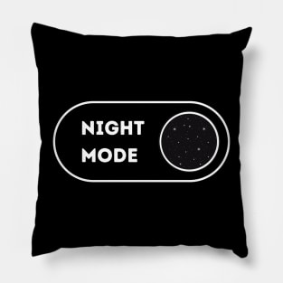 Night Mode Dark Mode Toggle Button Pillow