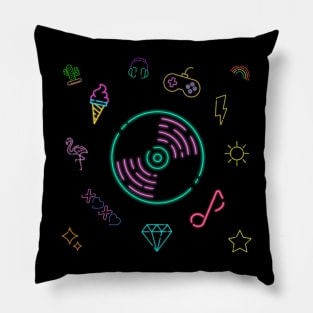 NEON Everything Pillow