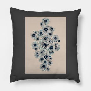 Lotus Leaves Japanese Buddhism Philosophy Pillow