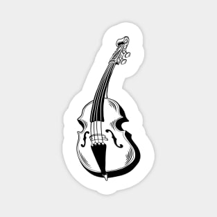 Upright bass Magnet