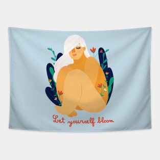 Let Yourself Bloom Tapestry