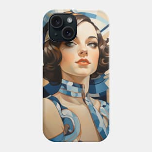 Beauty Woman Retro Abstract Colorful Painting Phone Case