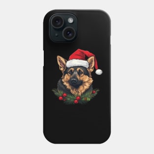 German Shepherd Christmas Phone Case