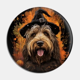 Otterhound Halloween Pin