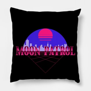 Moon patrol Pillow