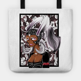 glam fran in bunny magical cosplay art in ecopop floral design Tote