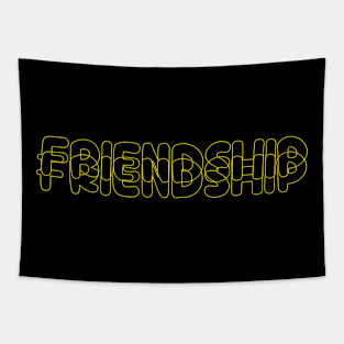 text FROYONION FRIENDSHIP Tapestry