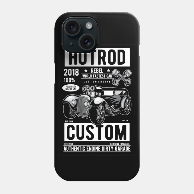 Hotrod Series: Rebel Vintage Style Phone Case by Jarecrow 