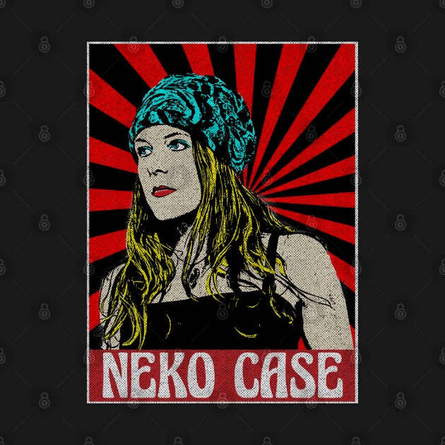 Neko Case 80s Pop Art Fan Art by Motor Lipat