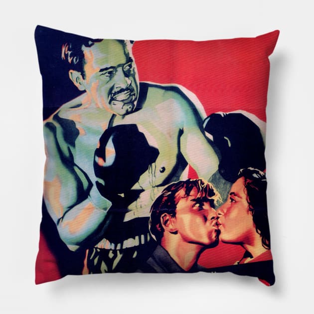 Vintage Mexican Cinema Icons Pillow by chilangopride