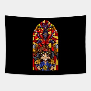 Digistained Glass Tagiru Tapestry