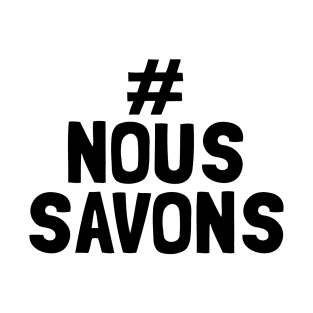 # nous savons T-Shirt