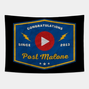 Post Malone // Play Button Tapestry