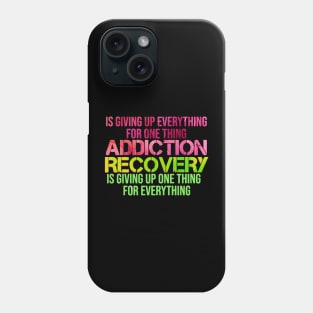 Alcoholics Anonymous Recovery Sober - Sober Since - AA Tribute - aa Alcohol - Recovery Tribute - sober aa sobriety addiction recovery narcotics anonymous addiction drugs mental health Phone Case