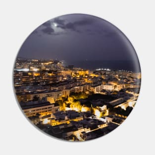 Panoramic View Of Marbella At Night Pin