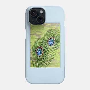 Peacock feathers Phone Case