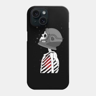 Skeleton astronaut Phone Case