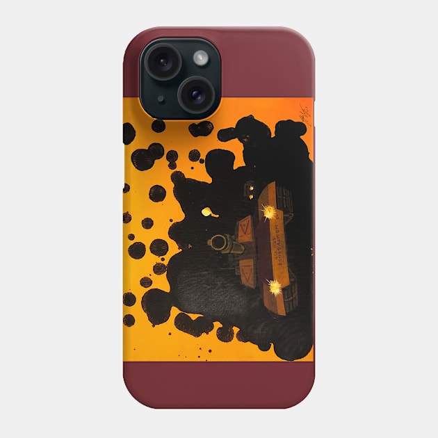 Oil Stain 1 Phone Case by MikeCottoArt