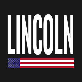 Lincoln City Pride USA Flag T-Shirt