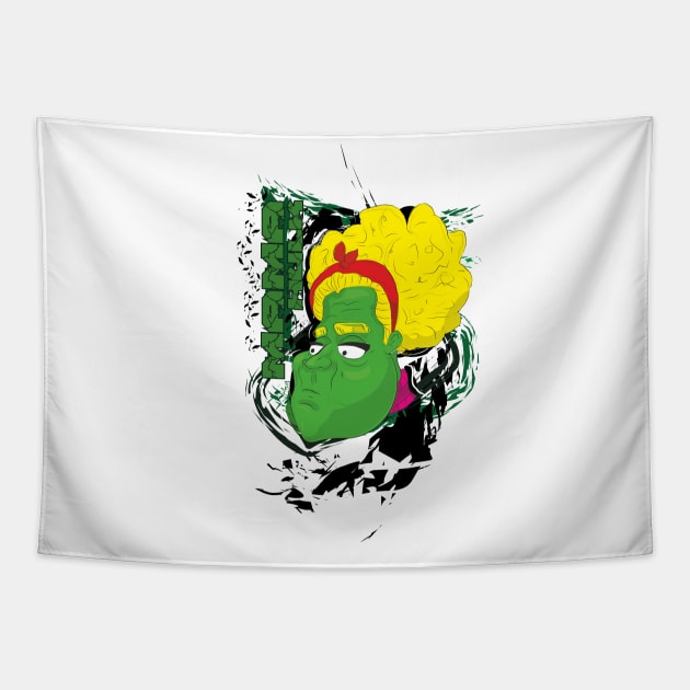 Mama Hulk Tapestry by Negurici.A