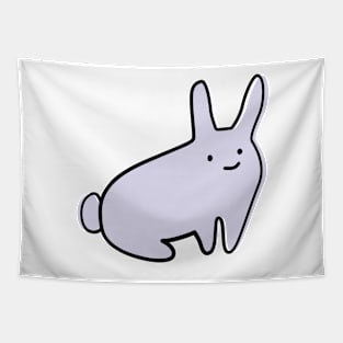 Cute Silly Simple Minimalist Pastel Purple Bunny Rabbit Tapestry