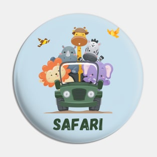 Safari Kids Pin