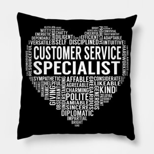 Customer Service Specialist Heart Pillow