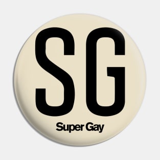 SG - SUPER GAY (BTS) Pin