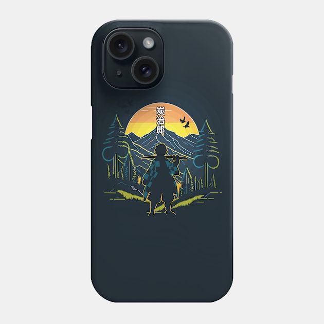 The Sun Samurai Phone Case by mysticpotlot