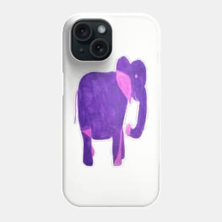 Purple Elephant Phone Case