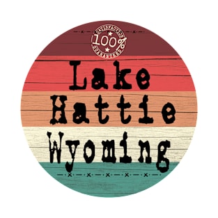 Lake Hattie Wyoming retro T-Shirt