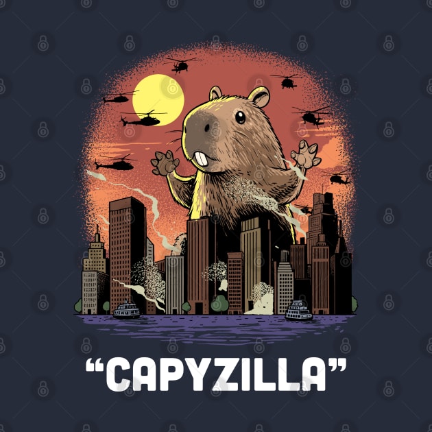 Capyzilla: The Gentle Giant Rampage by GoshWow 