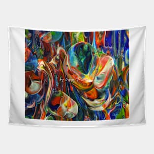 Abstract Art - boundaries Tapestry