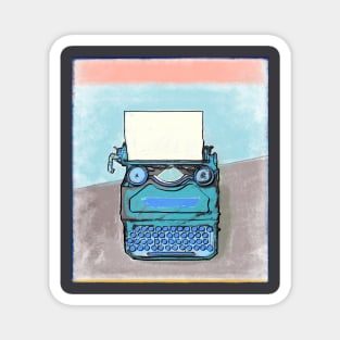 Writer's Muse -Corona Portable Typewriter Magnet