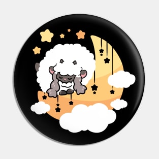 Sleepy Sheep Pin