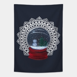 Mandala Snowball Tapestry