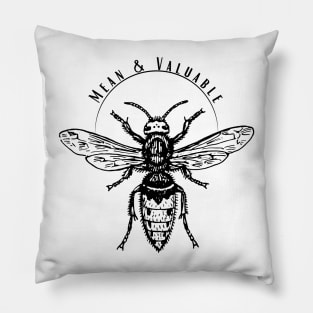 Mean and Valuable Hornets Pillow