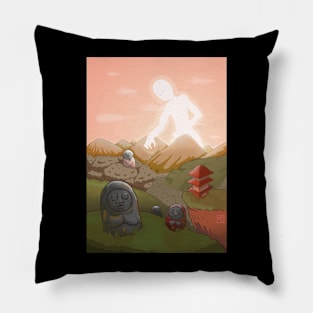 Spirit of the Mountain Temple Pillow