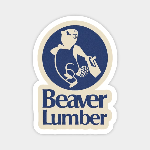 Beaver Lumber Vintage Magnet by Enzy Diva