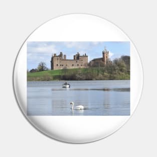 Linlithgow Loch and Palace , Scotland Pin