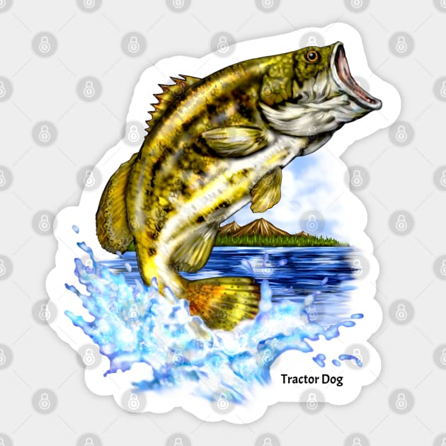 Underwood Largemouth Bass Decal