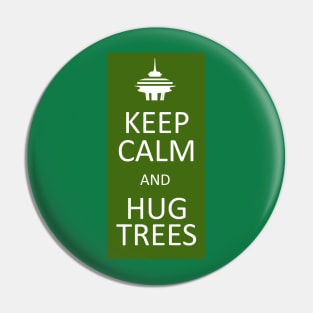 keep calm and hug trees Pin