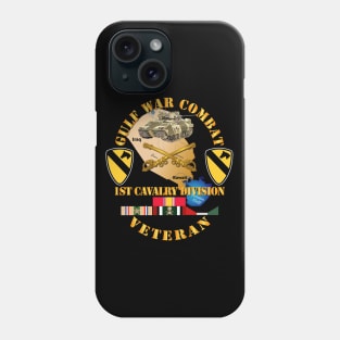 Gulf War Combat Infantry Vet w 1st Cav Div SSI Phone Case