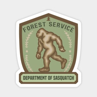 Forest Service Department of Sasquatch Magnet