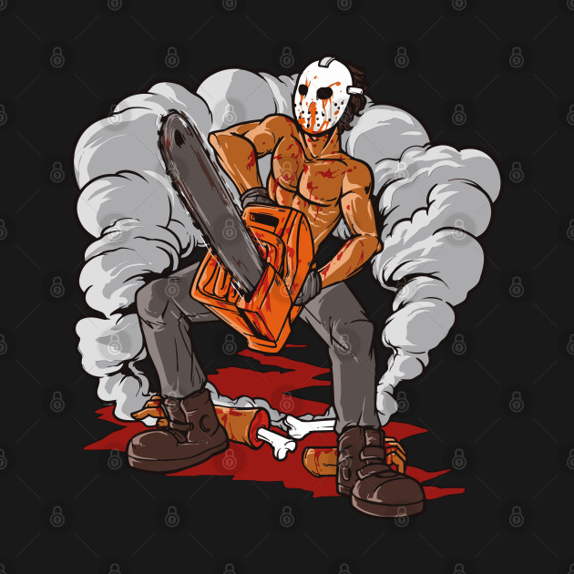 BloodedChainsawKiller Horror Killers TShirt TeePublic