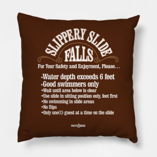 Slippery Slide Falls Pillow