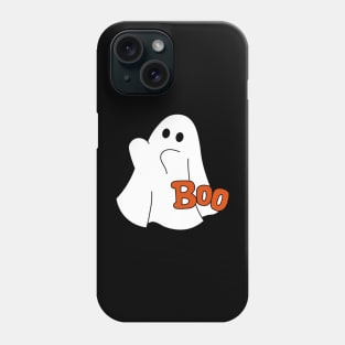 Halloween Cute Little Ghost Saying Boo Phone Case